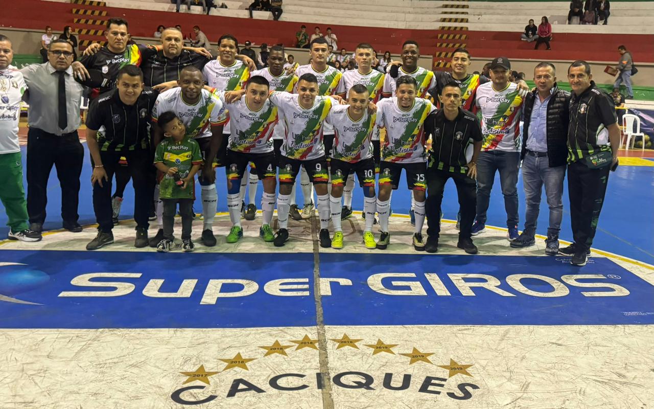 CON TRES VICTORIAS CACIQUES DEL QUINDIO INICIO SU PARTICIPACION EN LA COPA PROFESIONAL DE FUTBOL DE SALON EN COLOMBIA